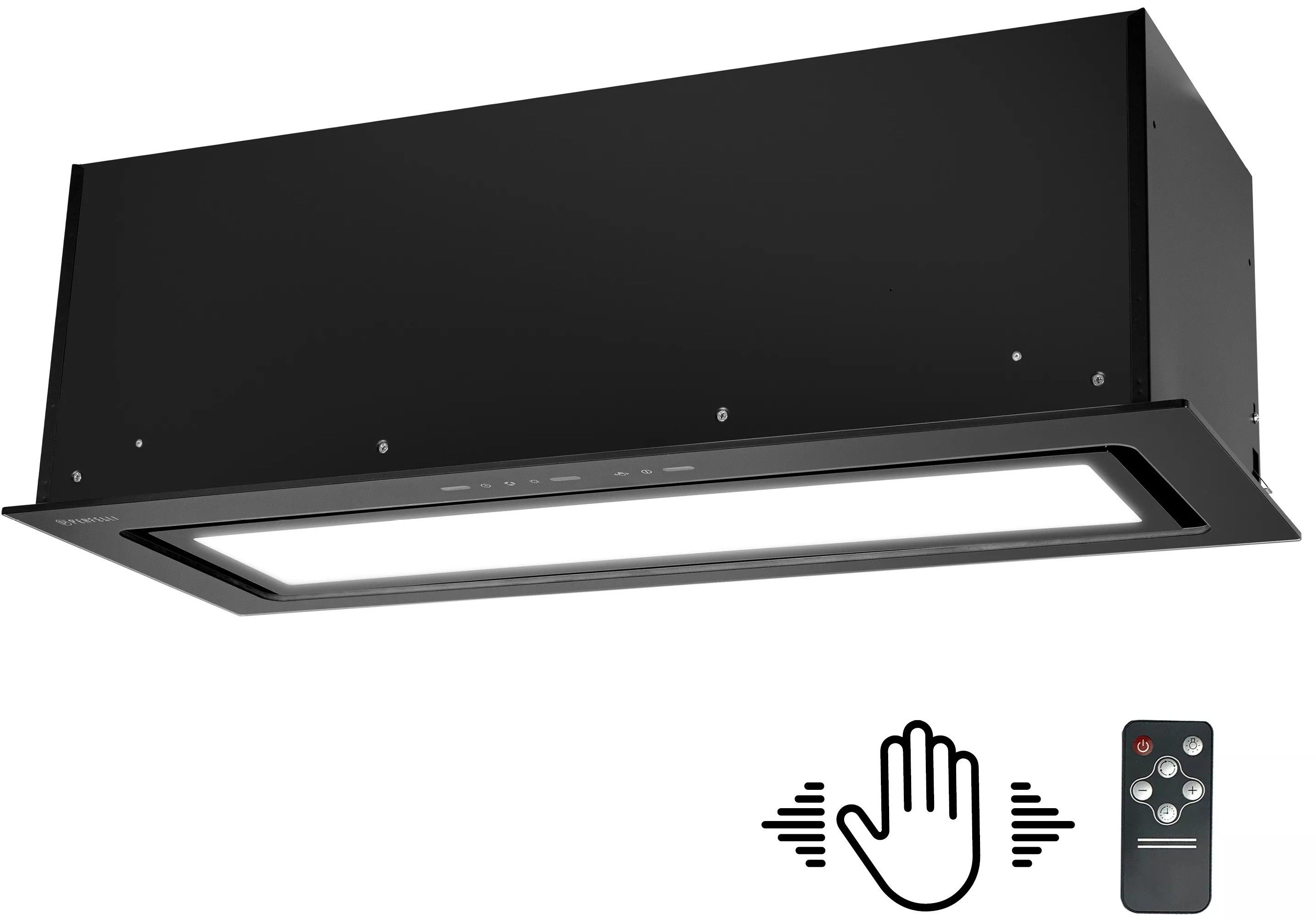 Кухонная вытяжка Perfelli Design Vision 9 Nero Silenzio в интернет-магазине, главное фото