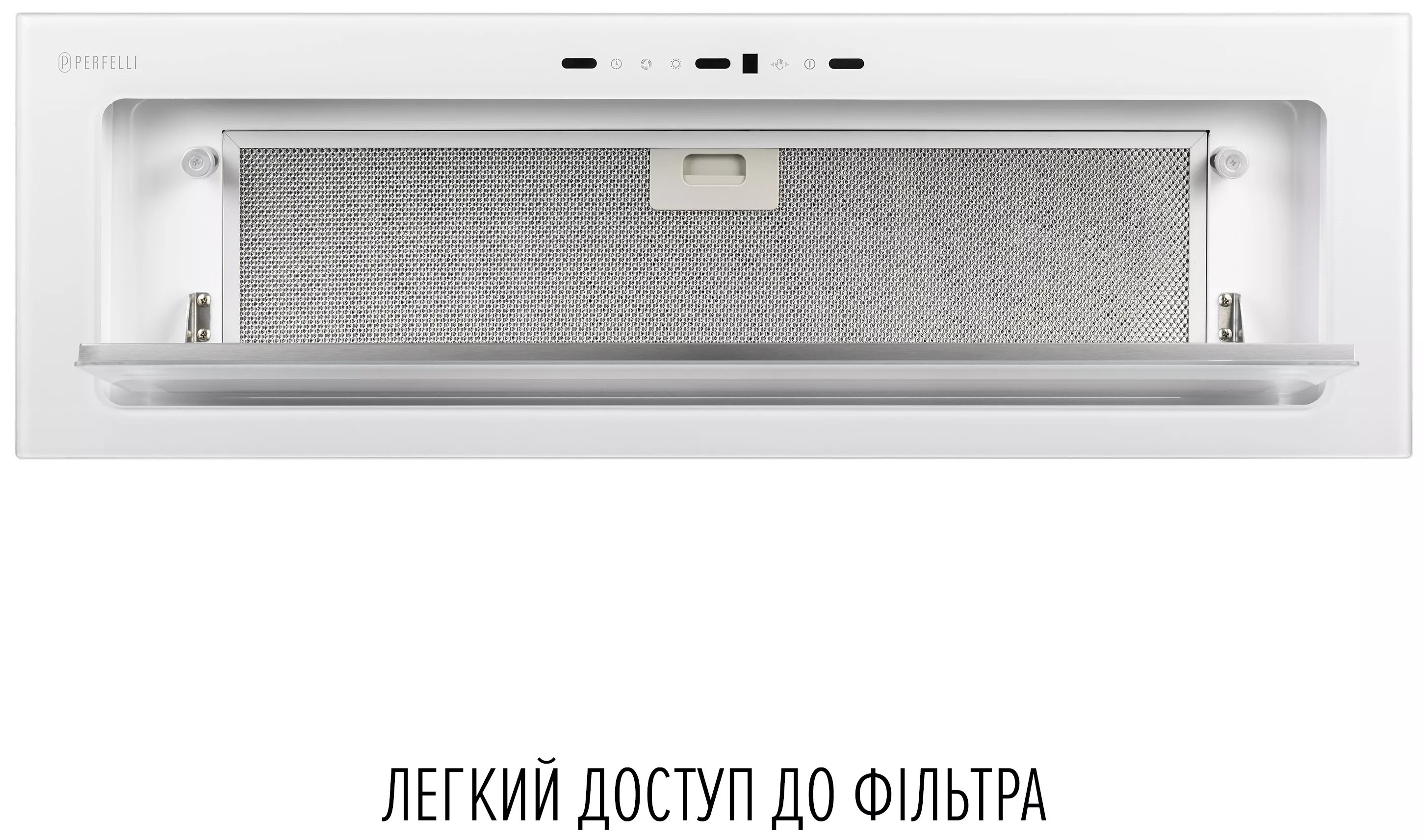 Кухонная вытяжка Perfelli Design Vision 9 Bianco Silenzio обзор - фото 8