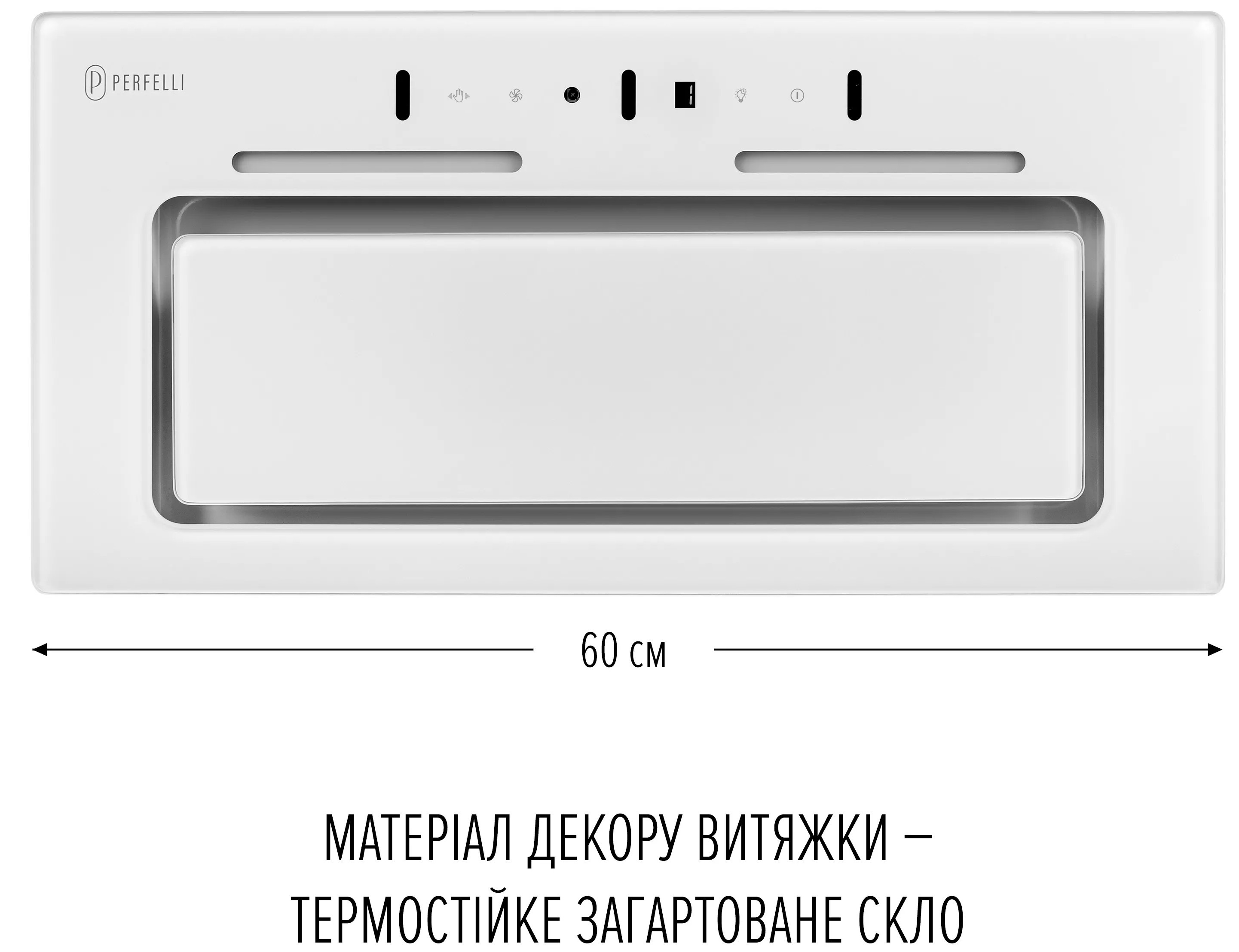 Кухонна витяжка Perfelli Nuova 6QWR Bianco Silenzio ціна 18749 грн - фотографія 2