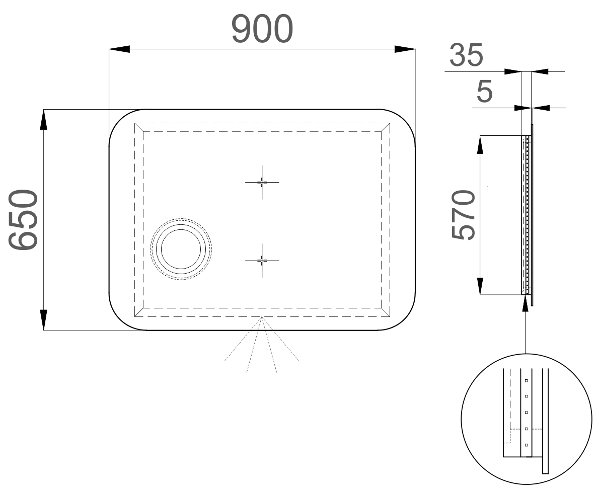Sanwerk Ультра Око 90x65 (ZU0000161) Габаритні розміри