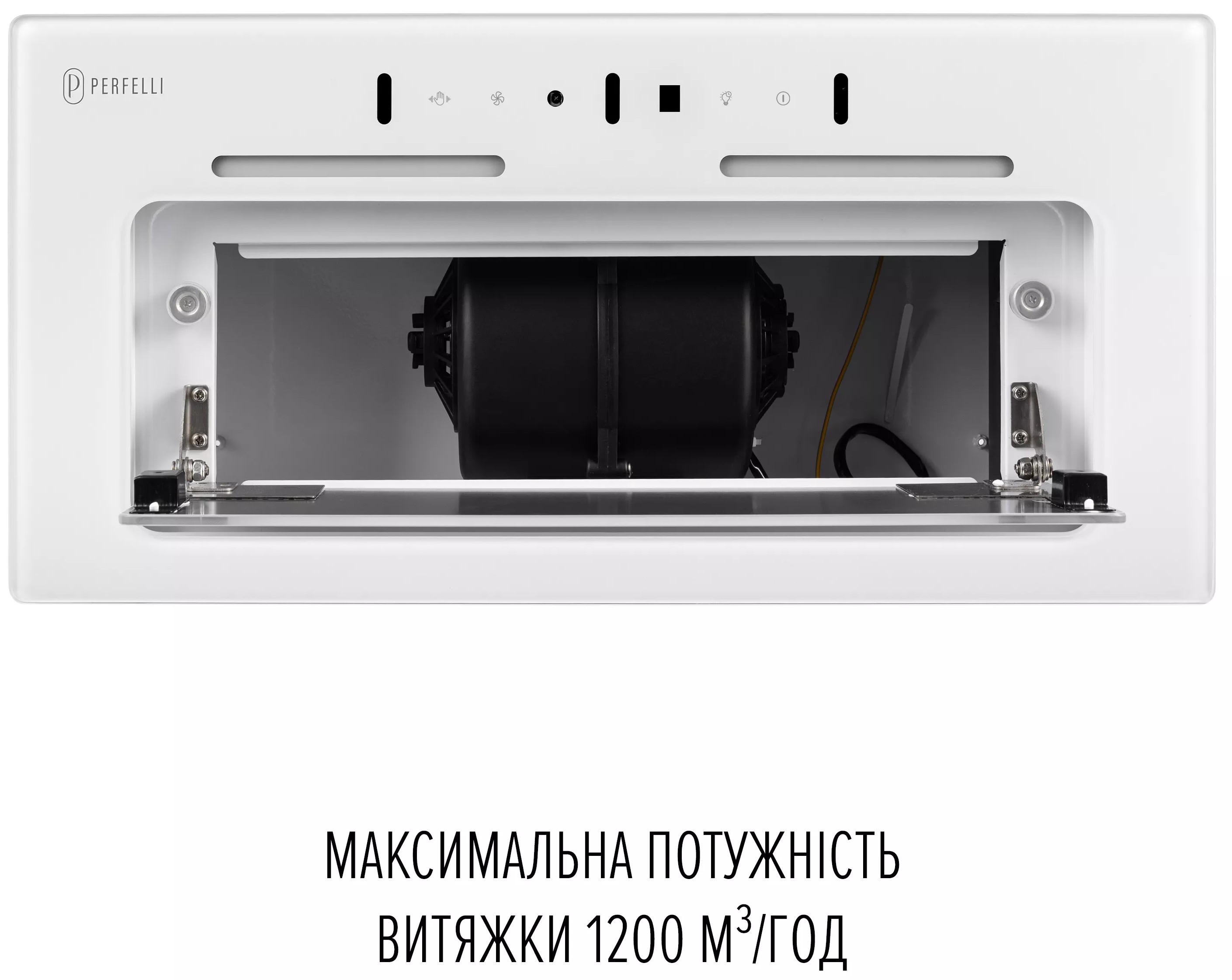 обзор товара Кухонная вытяжка Perfelli Nuova 6PWR Bianco - фотография 12