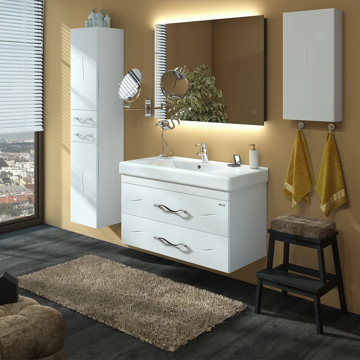 Зеркало Sanwerk Глове Эскада 90x65 (ZG0000103) цена 8933 грн - фотография 2