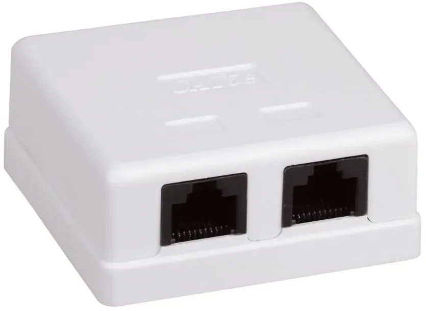 Розетка Atcom RJ45x2 UTP 5e (15254)