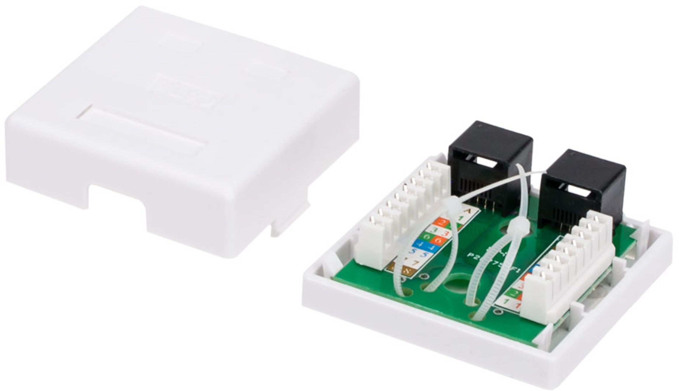 Розетка Atcom RJ45x2 UTP cat.6 (60252) ціна 98 грн - фотографія 2