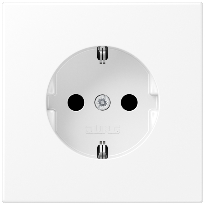 Розетка Jung LS (LS1520WWM)