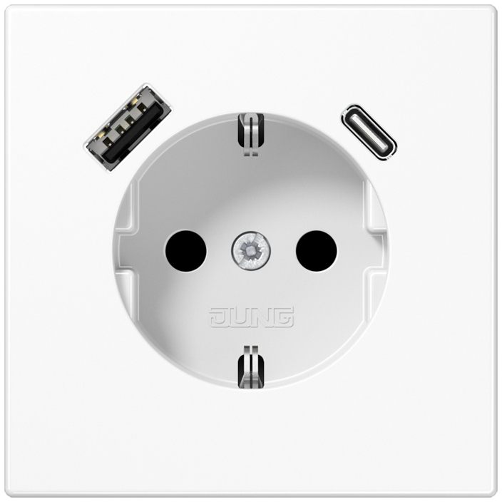 Розетка Jung LS (LS1520-15CAWW)