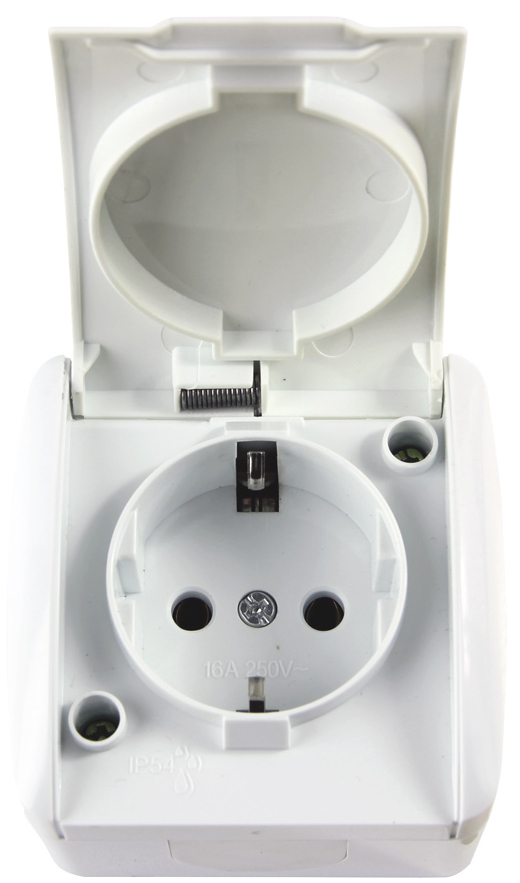 Розетка E.NEXT e.aqua.1231.gr (s035056) цена 91 грн - фотография 2
