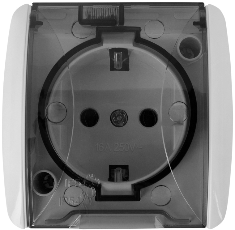 Розетка E.NEXT e.aqua.1231.grt (s035058) ціна 87 грн - фотографія 2