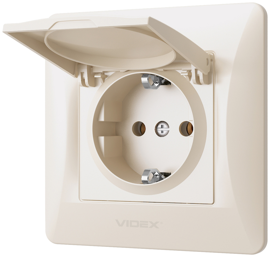 Розетка Videx Binera (VF-BNSK1GС-CR) ціна 130 грн - фотографія 2