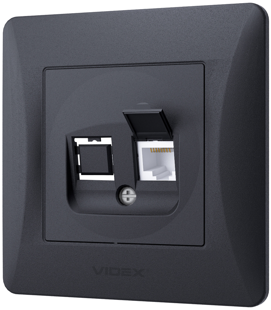 Розетка Videx Binera (VF-BNSK1PC6-BG) ціна 218 грн - фотографія 2