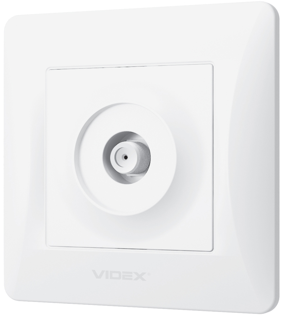 Розетка Videx Binera (VF-BNSK1SATE-W) ціна 114 грн - фотографія 2