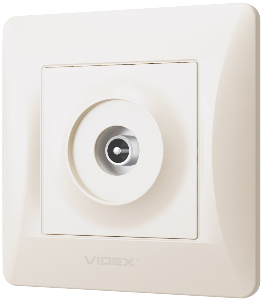 Розетка Videx Binera (VF-BNSK1TVME-CR) ціна 119 грн - фотографія 2