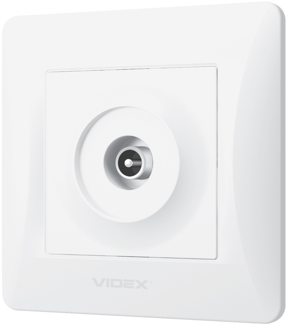 Розетка Videx Binera (VF-BNSK1TVME-W) ціна 119 грн - фотографія 2
