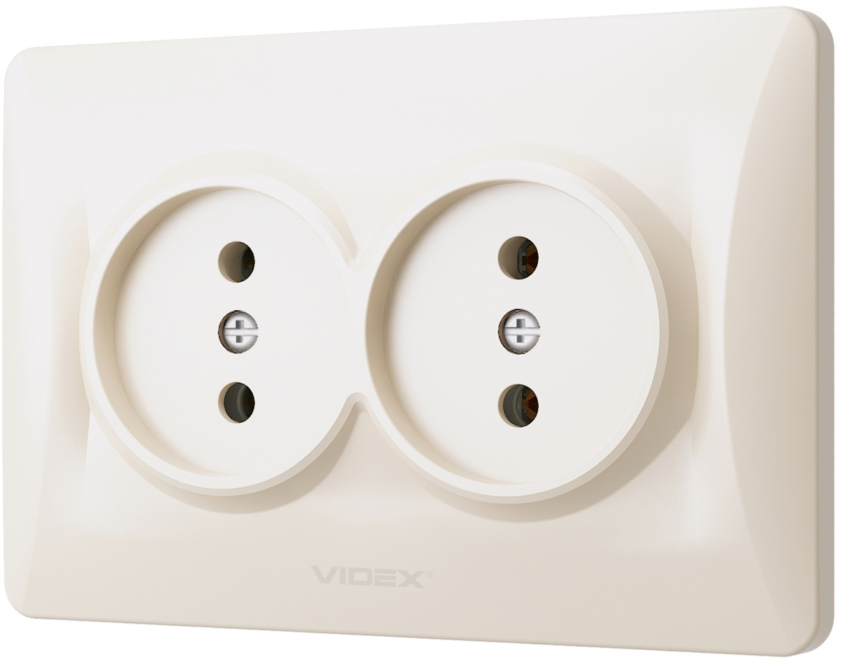 Розетка Videx Binera (VF-BNSK2-CR) цена 155 грн - фотография 2