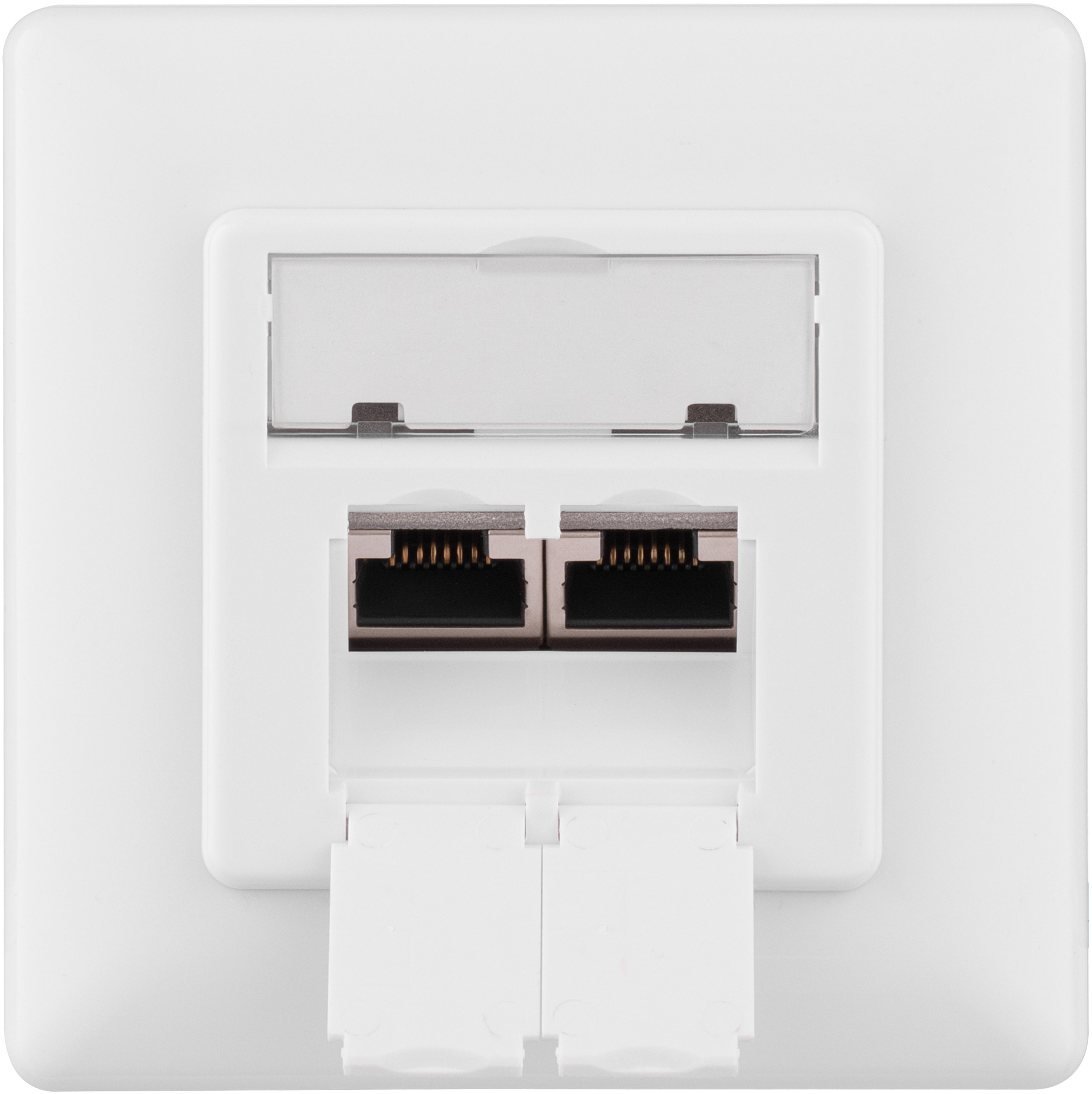 Розетка 2E RJ45x2 FTP cat.5e 8P8C (2E-FASEPAN-2GROUND)