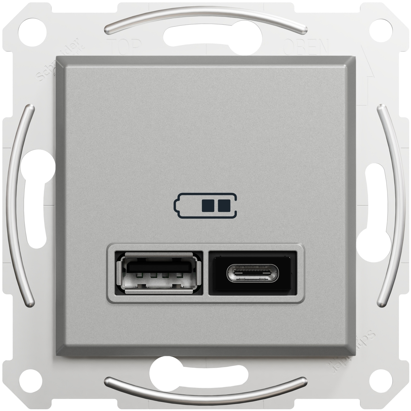 Розетка Schneider Electric Asfora (EPH2700361) ціна 2672 грн - фотографія 2