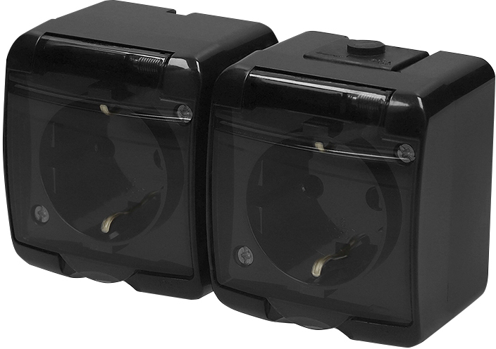 Розетка ETI Hermetics RHE-2sd-BL (4668091)