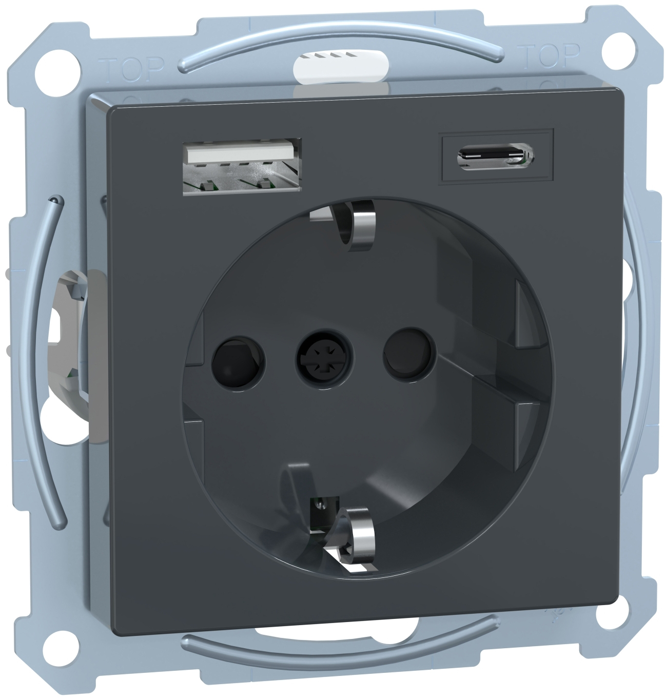 Розетка Schneider Electric Merten System M (MTN2367-0414)
