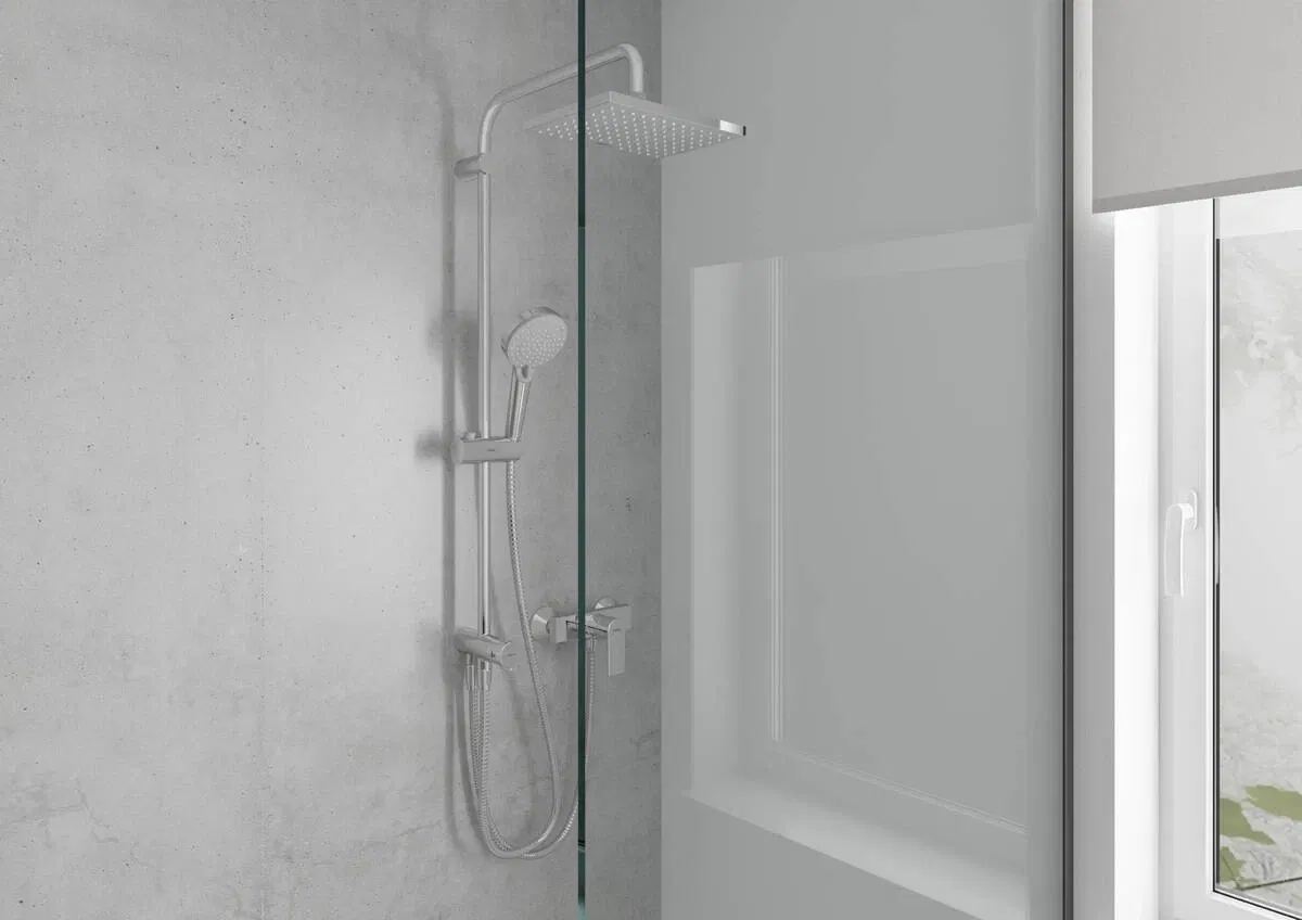 Душевой набор Hansgrohe Vernis Shape Showerpipe 230 Chrome 26289000 цена 20591 грн - фотография 2