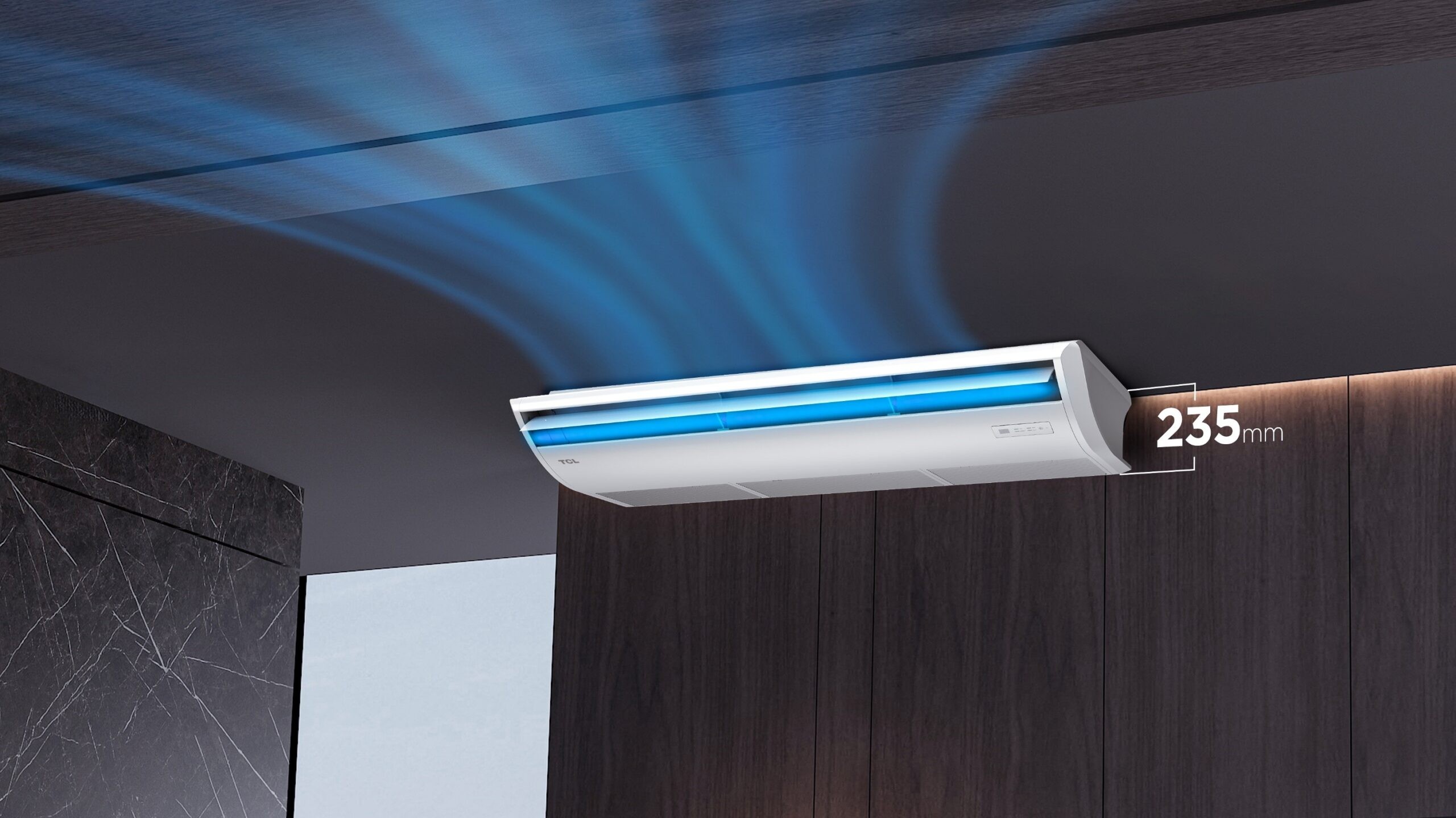 Кондиционер сплит-система TCL Floor&Ceiling Inventer R32 TCC-55ZHRH/DV7I Wi-Fi обзор - фото 11
