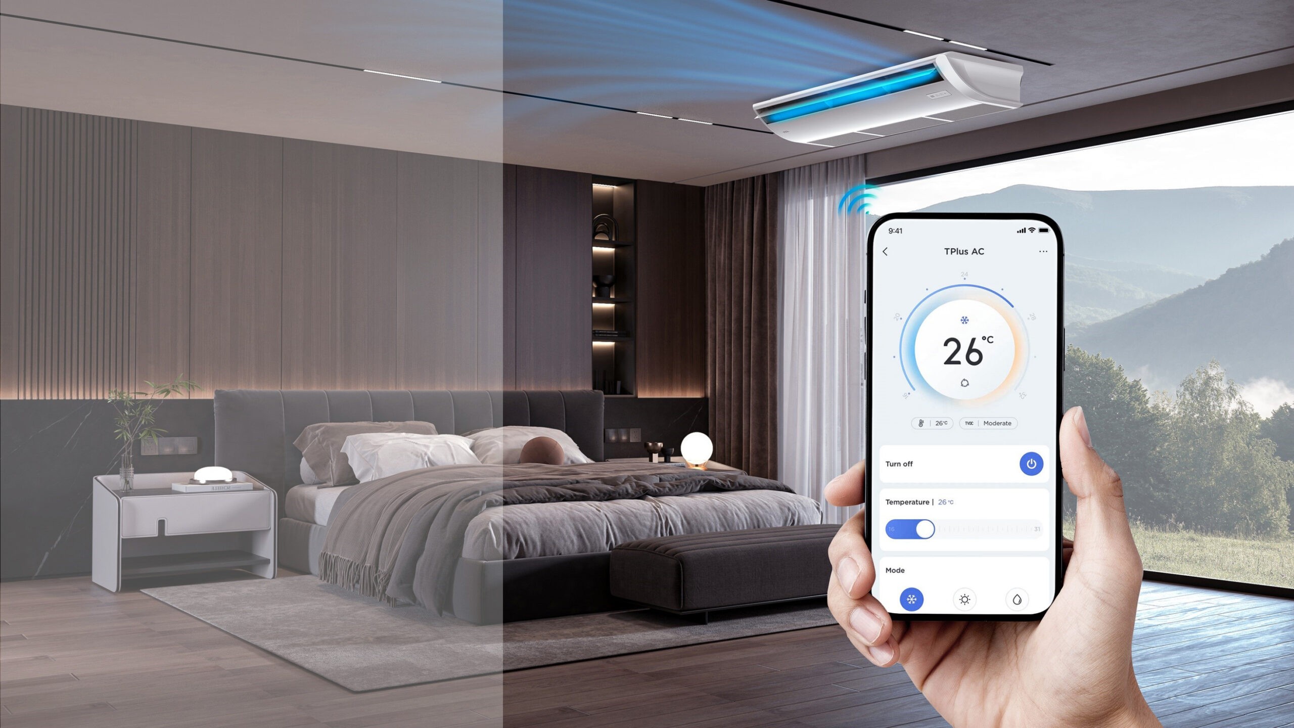 товар TCL Floor&Ceiling Inventer R32 TCC-55ZHRH/DV7I Wi-Fi - фото 13