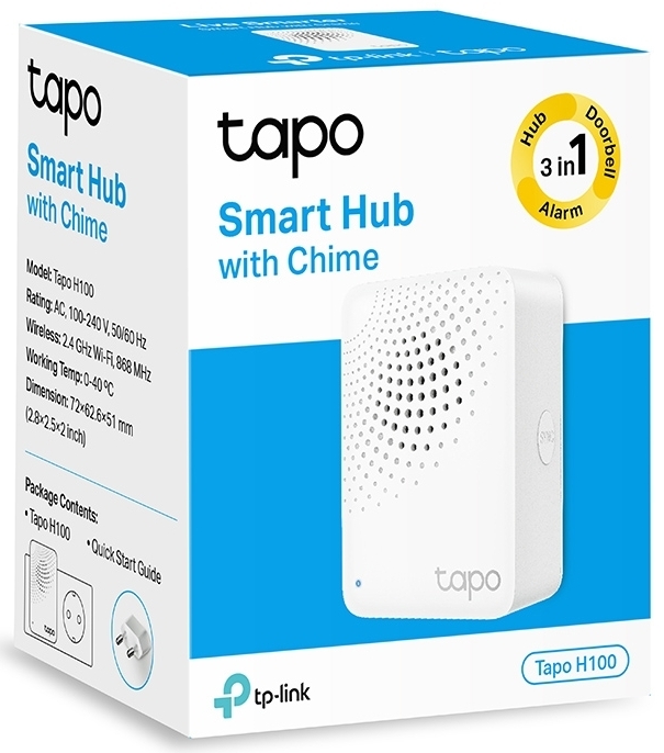 Розумний хаб із дзвінком TP-Link Tapo H100 ціна 999 грн - фотографія 2