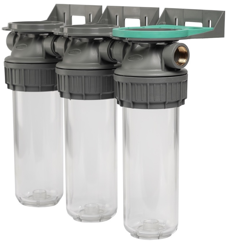 Фільтр-колба Ecosoft для води Ecosoft 3P TRIPLEX РЕТ 3/4" (FTPP3P0130/G118) уцінка