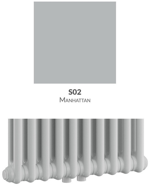 Радиатор для отопления Cordivari Ardesia 2 колонны 10 секций H1800, AS9 Manhattan (AR2101800S09S02A) цена 27747 грн - фотография 2