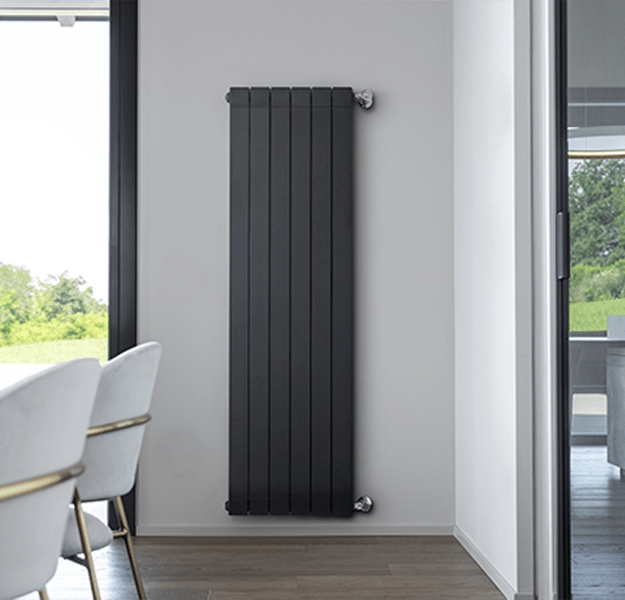 Радиатор для отопления Nova Florida Ledro S/90 1600 мм Ardesia (5 секций) Slate Grey 3B цена 25891 грн - фотография 2