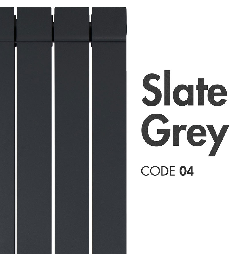 в продаже Радиатор для отопления Nova Florida Ledro S/90 2000мм Ardesia (4 секции) Slate Grey - фото 3