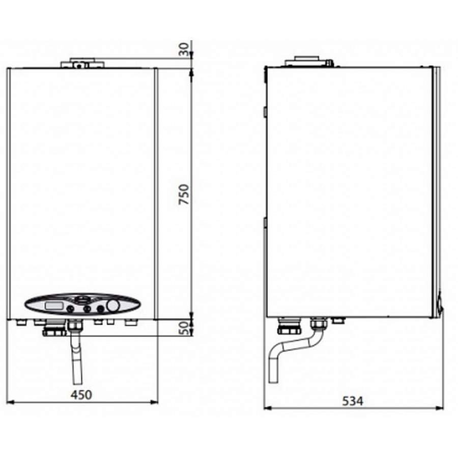 Газовий котел Nova Florida Pictor Condensing Line Tech KC 28 ціна 55535 грн - фотографія 2