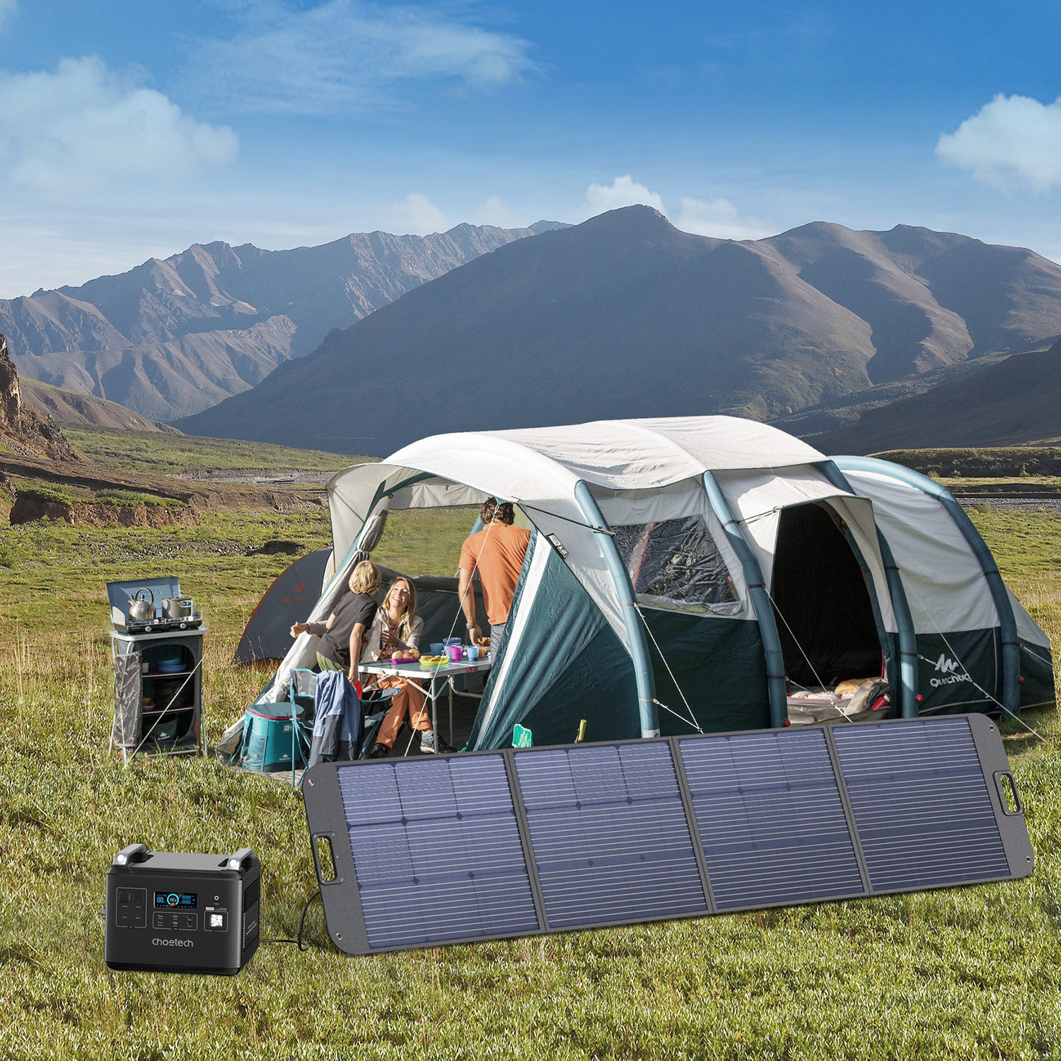 Портативная солнечная батарея Choetech 200W (SC011-BK) отзывы - изображения 5