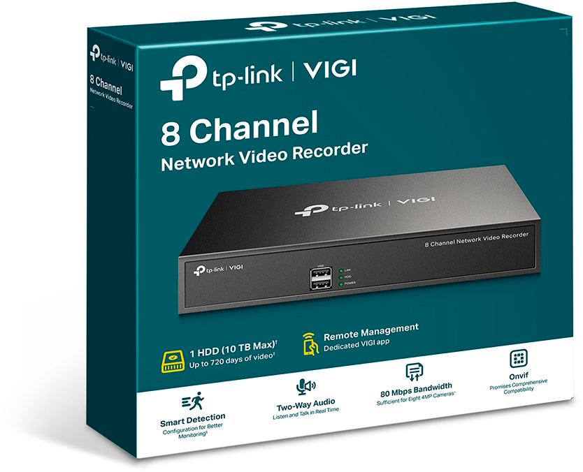 Видеорегистратор TP-Link VIGI NVR1008H характеристики - фотография 7