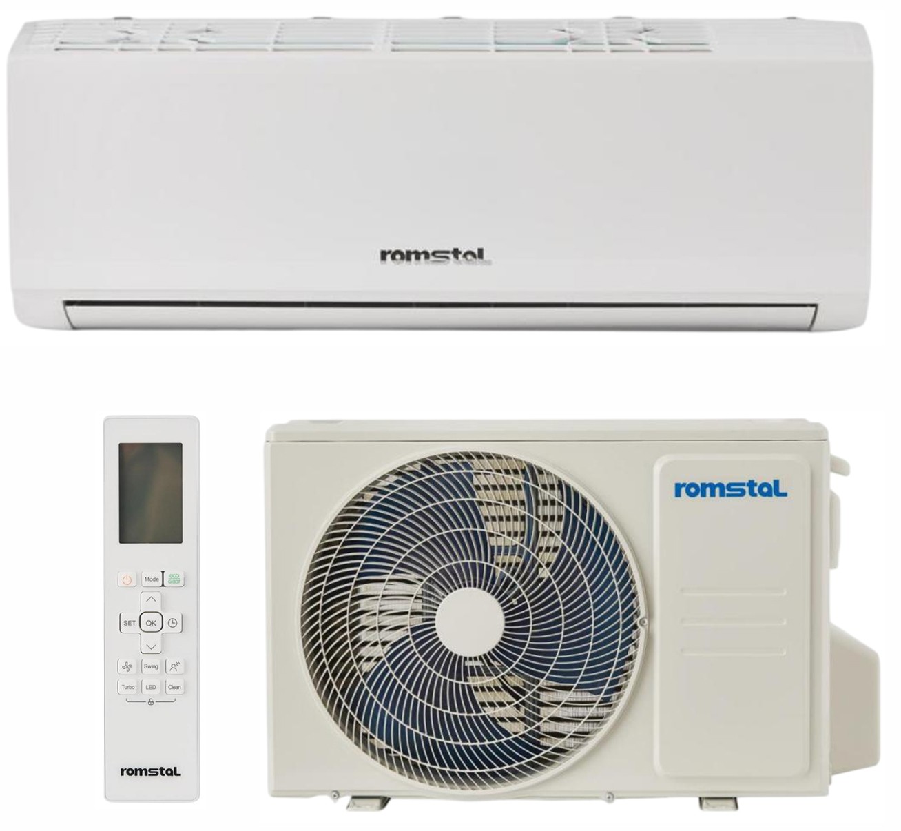 Кондиционер сплит-система Romstal Ecovent 500 9 (81AC0248) Wi-Fi