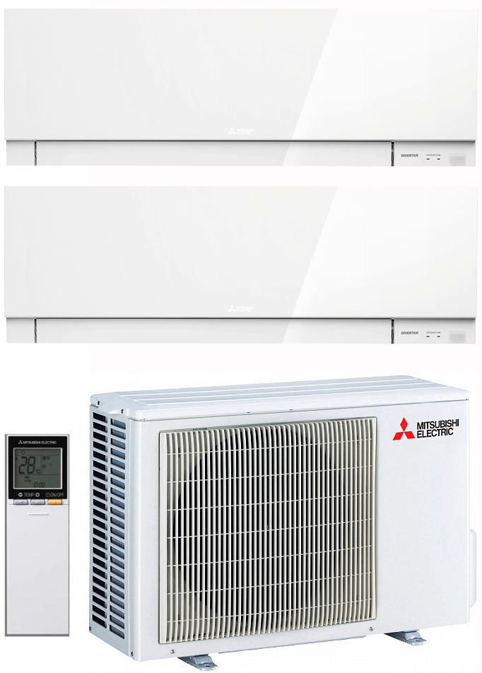 Комплект мульти-сплит системы Mitsubishi Electric Design Inverter White Multi 42 (7+7) Уценка
