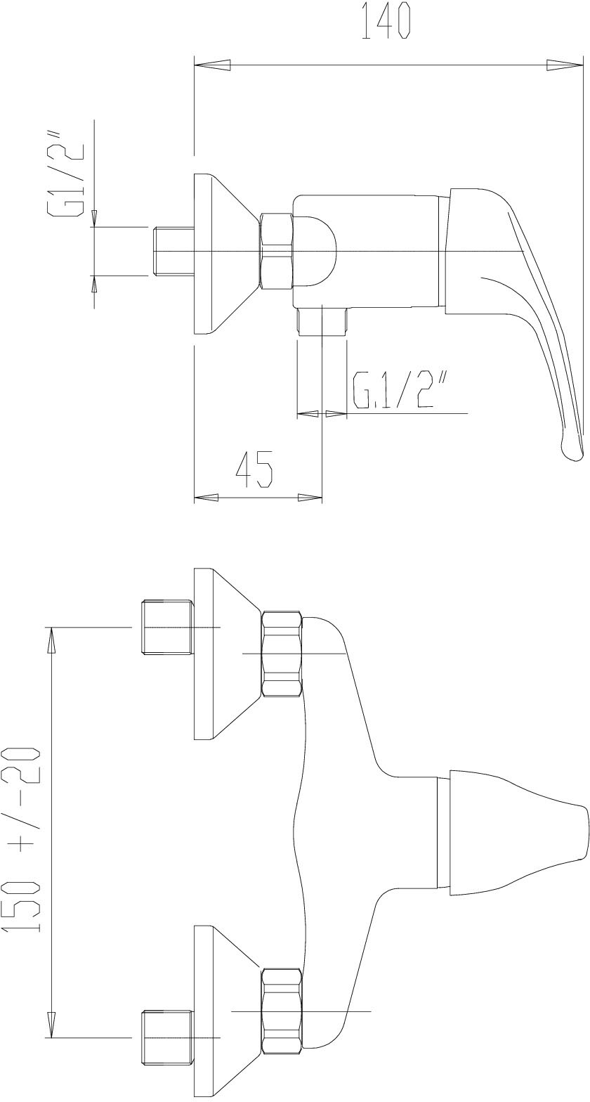 Demm Loe 5630 (11404.002.C) Габаритные размеры