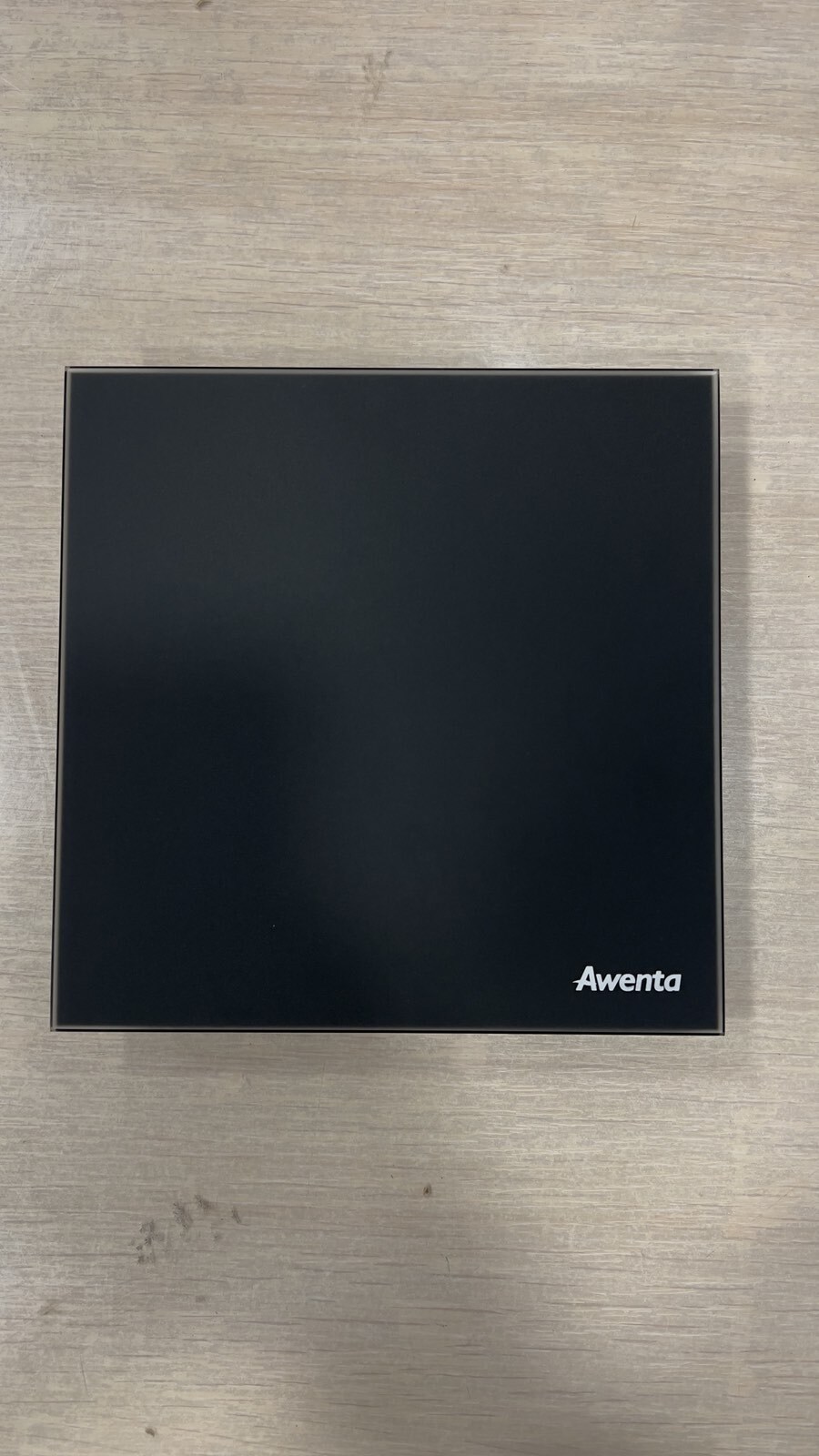 Кришка до вентилятора Awenta Trax PTGB100M Black Matte Glass уцінка ціна 594 грн - фотографія 2
