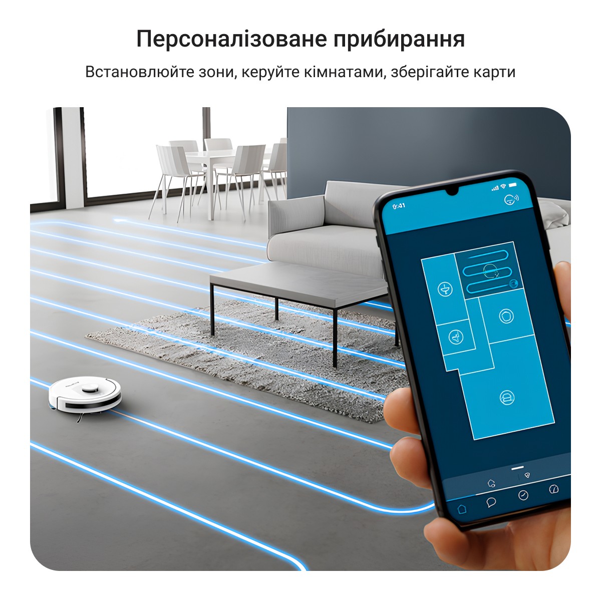 огляд товару Робот-пилосос Rowenta X-Plorer Serie 90 (RR8777WH) - фотографія 12