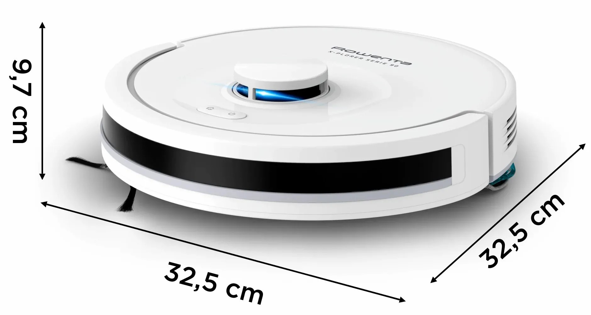 Rowenta X-Plorer Serie 90 (RR8777WH) Габаритні розміри