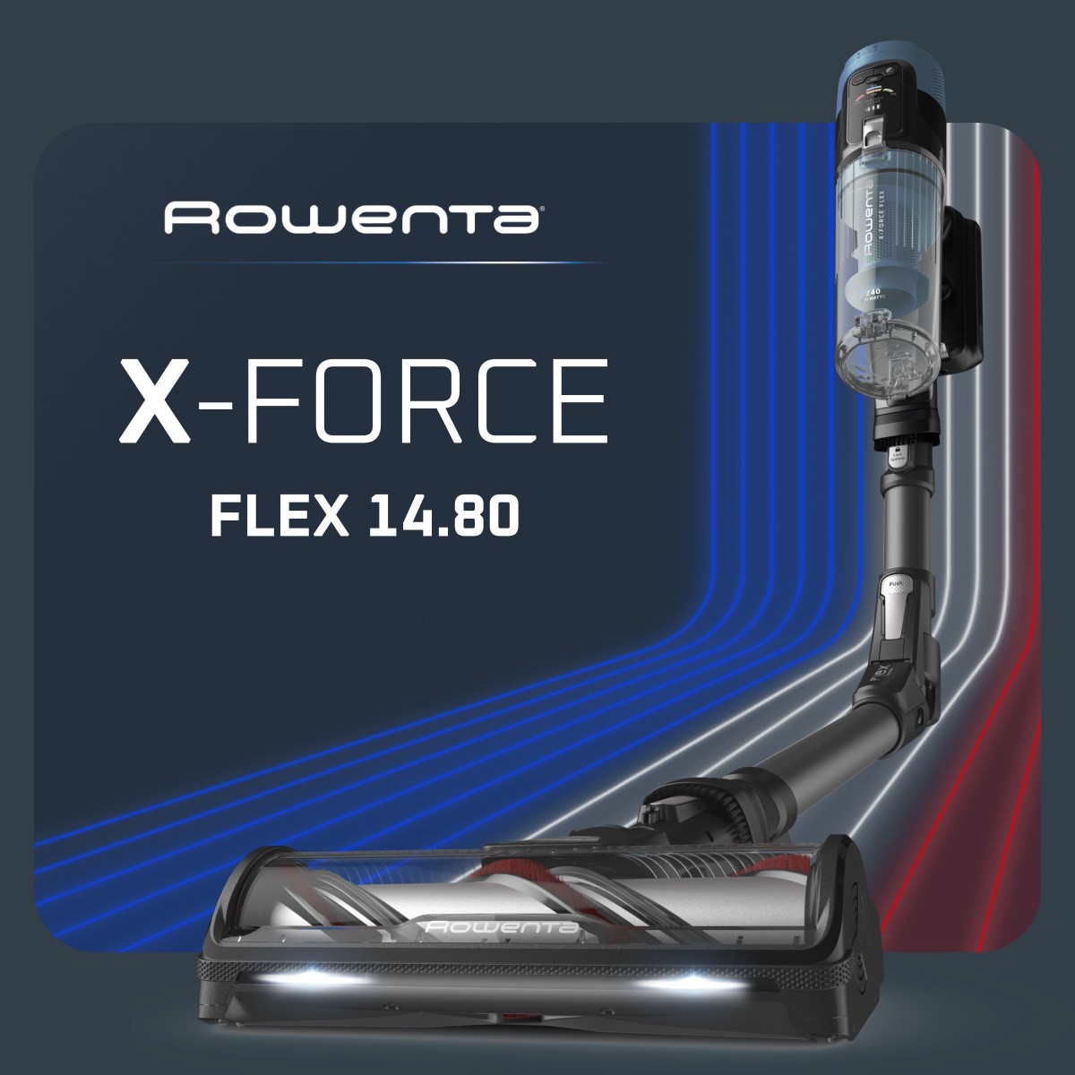 Пылосос Rowenta X-Force Flex 14.80 Animal Aqua RH9BC1WO обзор - фото 11