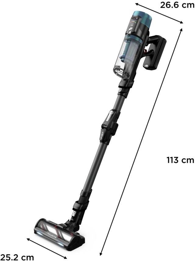 Rowenta X-Force Flex 14.80 Animal Aqua RH9BC1WO Габаритные размеры
