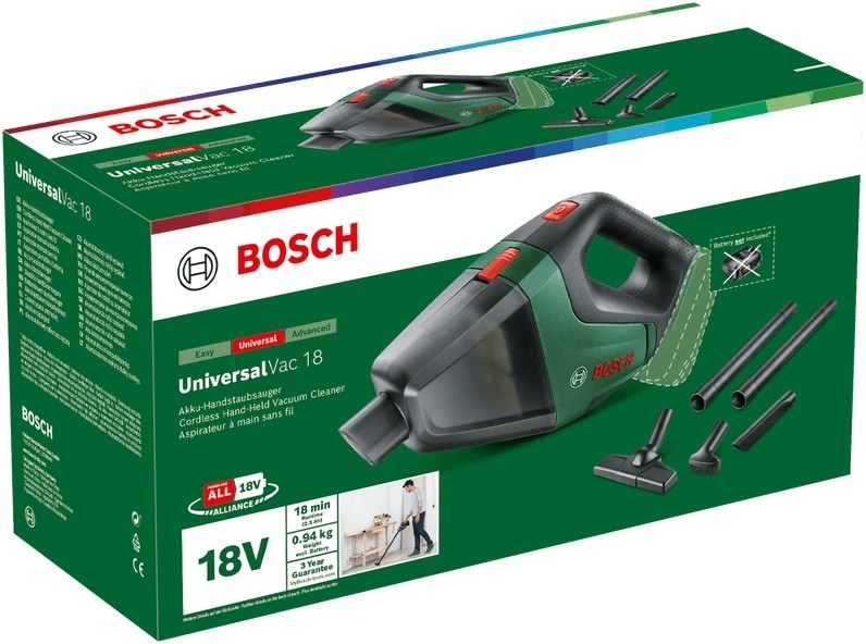 Пилосос Bosch UniversalVac 18 (0.603.3B9.102), без АКБ та ЗП характеристики - фотографія 7