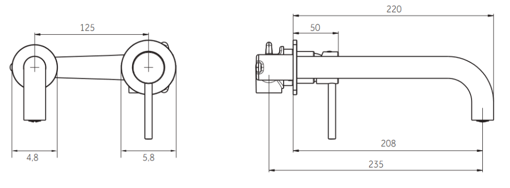 GME Sirio 3190BL Габаритные размеры