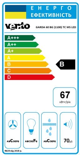 Кухонная вытяжка Ventolux GARDA 60 BG (1100) TC MS LED инструкция - изображение 6