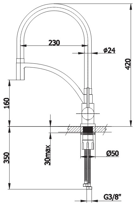 Demm 8085N (20533.134.CN) Габаритные размеры