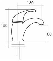 Kroner Veris 44RV3009 Габаритные размеры