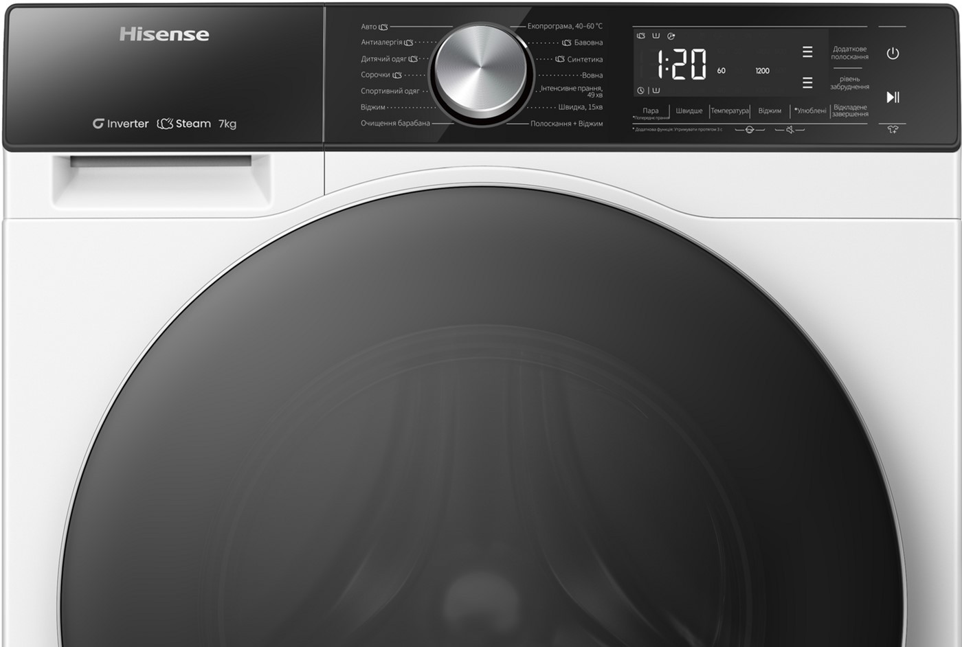 Стиральная машина Hisense WF5S7041BW/UA отзывы - изображения 5