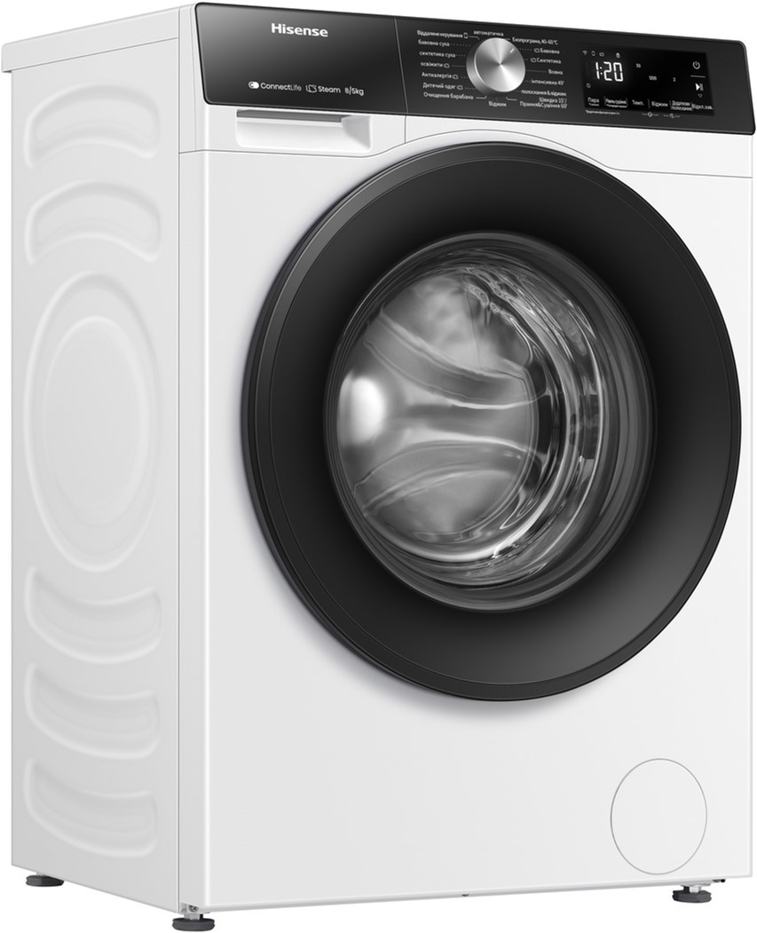 Прально-сушильна машина Hisense WD3S8043BW3/UA ціна 21999 грн - фотографія 2
