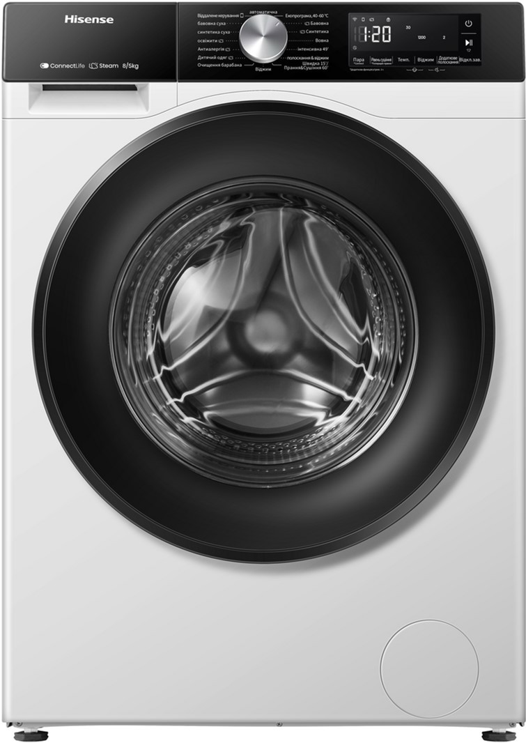 Прально-сушильна машина Hisense WD3S8043BW3/UA