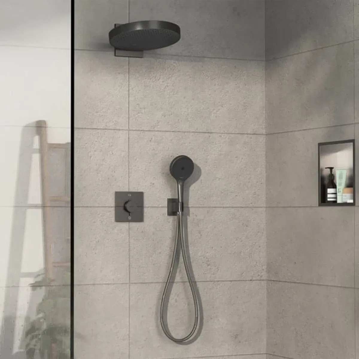 продаём Hansgrohe ShowerSelect Comfort E Brushed Black Chrome 15572340 в Украине - фото 4